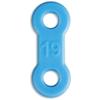 25 Pack: Replacement Straps for EMA Anti-Snoring Appliance, EMA Replacement Elastic Strap, Snore Guard Bands, Compatible with Myerson EMA Snore Appliance (Blue (Firm), 19mm) view 1