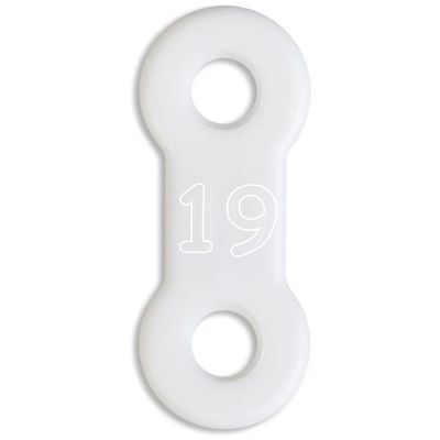 25 Pack: Replacement Straps for EMA Anti-Snoring Appliance, EMA Replacement Elastic Strap, Snore Guard Bands, Compatible with Myerson EMA Snore Appliance (White (Soft), 19mm)