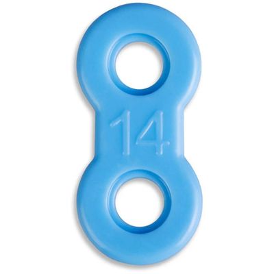 25 Pack: Replacement Straps for EMA Anti-Snoring Appliance, EMA Replacement Elastic Strap, Snore Guard Bands, Compatible with Myerson EMA Snore Appliance (Blue (Firm), 14mm)