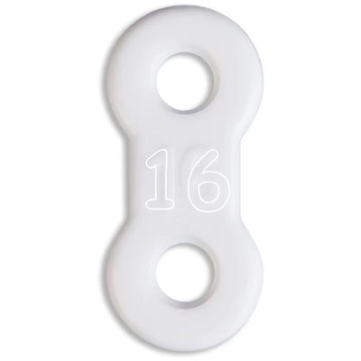 25 Pack: Replacement Straps for EMA Anti-Snoring Appliance, EMA Replacement Elastic Strap, Snore Guard Bands, Compatible with Myerson EMA Snore Appliance (White (Soft), 16mm)