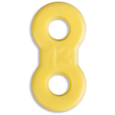 25 Pack: Replacement Straps for EMA Anti-Snoring Appliance, EMA Replacement Elastic Strap, Snore Guard Bands, Compatible with Myerson EMA Snore Appliance (Yellow (Medium), 13mm)