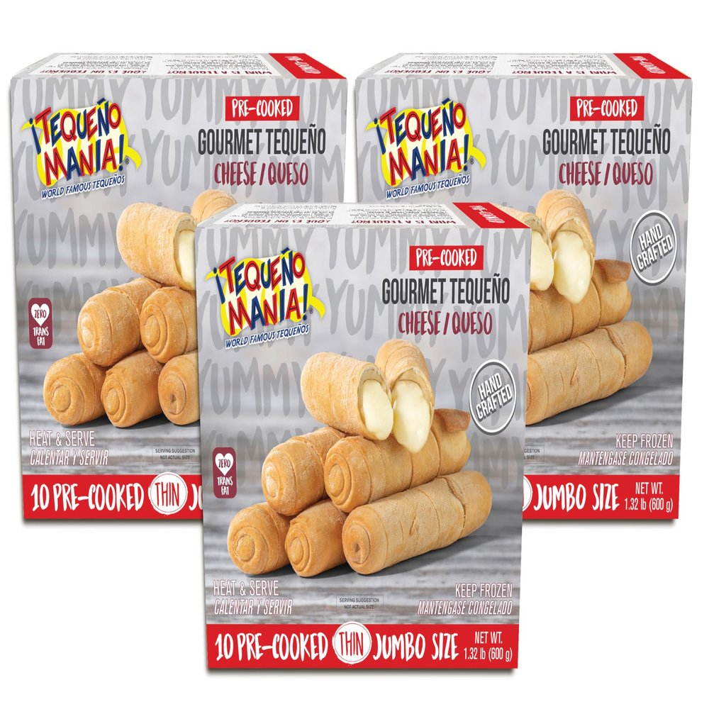 Gourmet cheese tequeos Jumbo THIN Pre-Cooked - 30ct