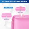 APEXUP Gel Ice Packs for Injuries Reusable, Flexible Double Sided Cold Packs for Injuries, Ice Pack for Knee, Shoulder, Back, Hip, Leg, Arm (Pink, 15"x11", 2PK) view 2