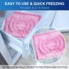 APEXUP Gel Ice Packs for Injuries Reusable, Flexible Double Sided Cold Packs for Injuries, Ice Pack for Knee, Shoulder, Back, Hip, Leg, Arm (Pink, 15"x11", 2PK) view 3