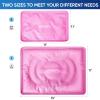 APEXUP Gel Ice Packs for Injuries Reusable, Flexible Double Sided Cold Packs for Injuries, Ice Pack for Knee, Shoulder, Back, Hip, Leg, Arm (Pink, 15"x11", 2PK) view 4
