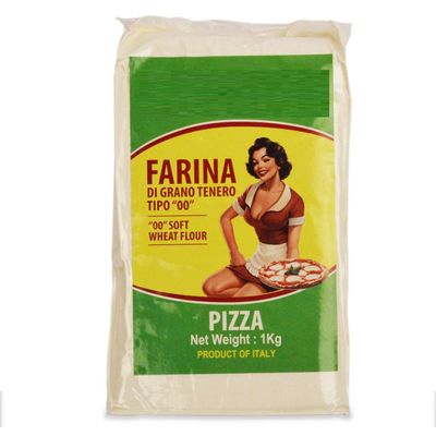 00 Soft Wheat Pizza Flour, 1kg 35.27oz