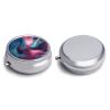 Dreamy Pattern Round Pill Box Travel Portable Pill Case 23 Compartment Medicine Metal Tablet Vitamin Holder Organizer for Purse Pocket view 3
