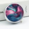 Dreamy Pattern Round Pill Box Travel Portable Pill Case 23 Compartment Medicine Metal Tablet Vitamin Holder Organizer for Purse Pocket view 4