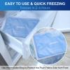 APEXUP Gel Ice Packs for Injuries Reusable, Flexible Double Sided Cold Packs for Injuries, Ice Pack for Knee, Shoulder, Back, Hip, Leg, Arm (Blue, 11"x7.1", 2PK) view 3