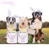 Araluky 2 Pcs Easter Bunny Basket, Easter Egg Basket for Rabbit Candy Buckets for Candy Gifts Storage view 3