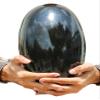 KAMR GEM Healing Energies Natural Black Tourmaline Lingam Stone 285mm 11.2" 12kg 26.5lbs - Hand Carved Polished Healing Crystal Shiva Lingam for Root Chakra, Protection & EMF Shielding view 2