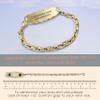 ASTERY Custom Medical Alert Bracelets for Women with Free Engraving,Personalized Emergency Identification ID Bracelet with Natural Stone view 3