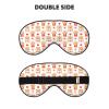 ayvcxui Valentine's Day Bear Love Heart Letter Sleep Mask Adjustable Eye Shade Cover Light Blocking Eye Masks for Women Men Gifts Travel view 2