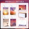 Moinchore 100 Sets Christian Mothers Day Gifts Bags Bulk with Tissue Religious Bible Verse Church Baptism Paper Gifts Bags for Women Mom with Handle for Church Welcome Visitors, 4 Styles view 3