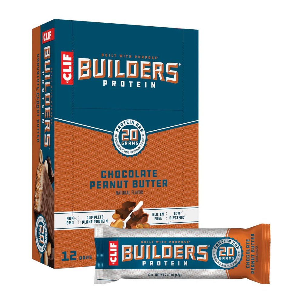 CLIF Peanut Butter Chocolate Bar 12 Count, 1.97 OZ