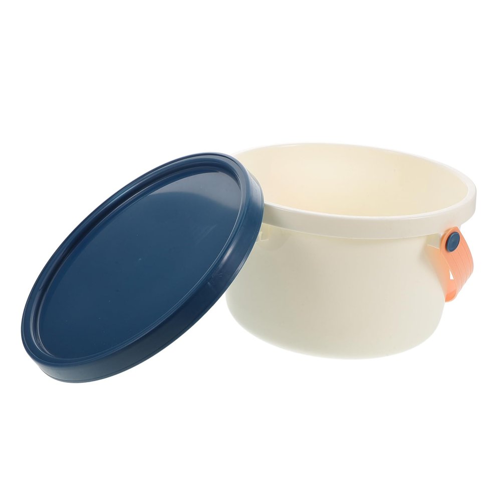 SOLUSTRE Water Bucket Lid Handle Small Plastic Storage for Home Car Camping Cleaning Mopping Leakproof Design