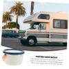 SOLUSTRE Water Bucket Lid Handle Small Plastic Storage for Home Car Camping Cleaning Mopping Leakproof Design view 3