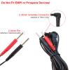 2 Packs TENS Unit Electrode Lead Wires, Premium TENS Electrodes Wire Replacement 2.35mm Shielded Plug TENS to 2mm Pin Electrode Cables Compatible with TENS 7000, Nicwell Care - (Not Fit EMPI Device) view 2