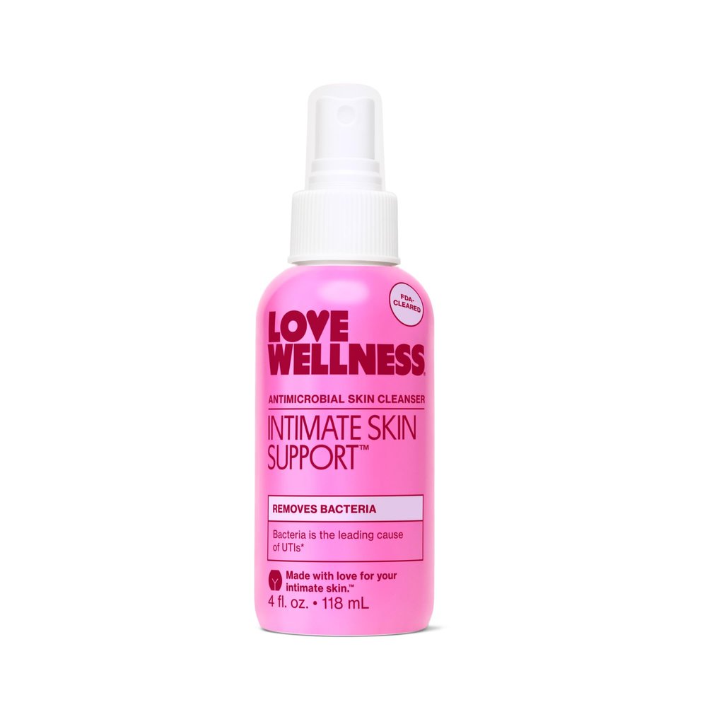 Love Wellness Intimate Skin Support I FDA-Cleared Cleanser Spray I 4 fl. oz