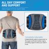 Nu-Form Universal Lower Back Brace - LSO Back Brace with Adjustable Closure - Lumbar Support Belt for Strains, Spondylolisthesis & Sciatica Pain Relief - Back Brace for Lower Back Pain (X-Large) view 3