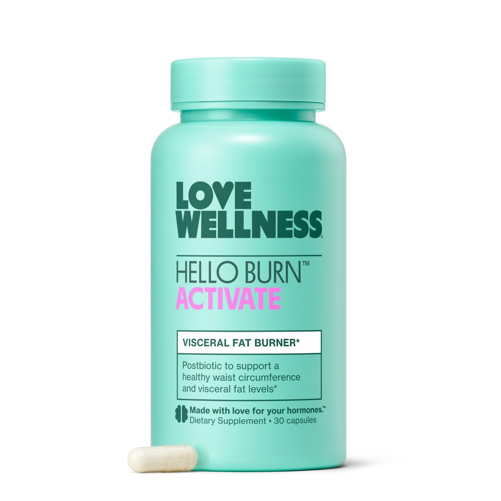 Love Wellness Hello Burn Activate | Postbiotic with BPL1 HT | 30 Count