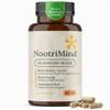 nootrimind Mushroom+ Blend 10-Mushroom Complex Capsules | Lions Mane, Reishi, Cordyceps & Chaga | Focus + Clarity, Energy & Immune Support | Vegan, Non-GMO | 60 Capsules view 1
