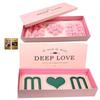 28 Inch MOM Grand Luxury Floral Gift Box, Fresh Flower Foam, Liner, Black with Gold Letters, Deep Love Design (Pink/Gold) view 1