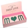 28 Inch MOM Grand Luxury Floral Gift Box, Fresh Flower Foam, Liner, Black with Gold Letters, Deep Love Design (Pink/Gold) view 2