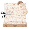 Beeswax Wrap Roll 13" x 55" Zenlogy Reusable Beeswax Food Wrap, Cut to Size, Organic Cotton & Natural Beeswax, Washable Plastic Free Food Storage view 1