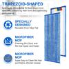 15 Pack Replacement Microfiber Mop Pad Universal 17-18" Heavy Duty Reusable Refill Thick Commercial Cleaning Pad for Wet & Dry Use - 18in Flat Mop Head (Trapezoid) view 4