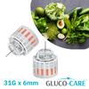 GLUCO-CARE Plus Pen Tip Plus 31G x 6mm, Universal Fit, Comfort Design, 100/bx, Flat Base for Optimal Contact and Extra Thin-Wall Technology for Optimal Flow view 3
