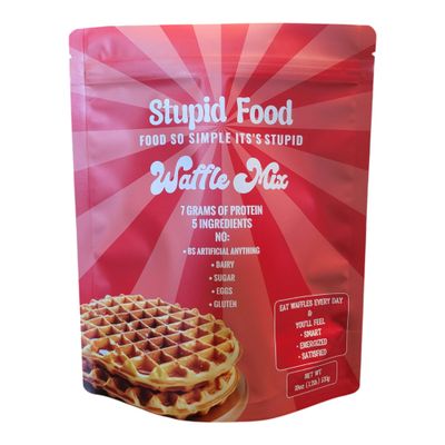 Organic Oat Protein Waffle Mix Naturally Gluten Free 5 Real Food Ingredients No BS Artificial Anything No Gluten, Sugar, Dairy, Eggs, Animal Products Just Add Water or Milk of Choice 19 oz (Pack of 1)