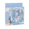 Baby Care Kit, 6-Piece Grooming Set with Comb, Brush, Scissors and Nail Tools (Blue) view 1