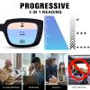 YUKANG Progressive Multifocal Reading Glasses for Women Men view 2