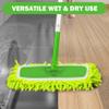 Mop Head Replacement 4Pcs Reusable Mop Pads Washable Flat Refill Wet & Dry Use Dust Replacement Heads Fit 10x4.5 Head for Floor Cleaning view 3