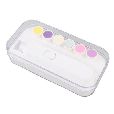 Electric Baby Nail Clipper Gentle Nail Trimmer with Night Light for Newborns (White)