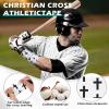 TrelaCo 1 Pcs Athletic Tape 2 in X 23 ft Cotton Cross,White view 4