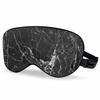 Vnwoalu Black Marble Sleep Eye Mask Luxury Unique Vintage Stone Men Women Sleep Mask with Adjustable Strap Eye Cover Eye Shade for Travel, Nap,Meditation view 1