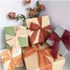 6 PCS Chiffon Ribbon 1.57 Inches x5.46 Yards, Ruffled Mesh Bright Silk Accessories, Silk Ribbon Gifts Flowers Wedding Invitations, Bouquets Packaging Decoration view 3