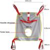 Patient Lift Slings, Large Mesh Sling Divided Leg Shower Sling Patient Lift Toileting Sling Patient Full Body Lift Sling Moving Assist Hoist Gait Belt Stair Transfer Belt, Medium view 2
