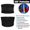 YHdtUO Back Support Belt Orthopedic Corset for Men Women Lumbar Brace Protector Spine Decompression Waist Trainer Trimmer Belts for Pain Relief,Herniated Disc,Sciatica,Scoliosis (Black L) view 2