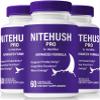 (3 Pack) Nite Hush Pro Capsules- Unlock Your Full Potential With NiteHush Pro Formula - Premium Support For Focus, Concentration and Balanced Health, Official NiteHushPro Pills Review (180 Capsules) view 1