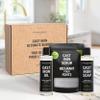 CARON & DOUCET New Ultimate Cast Iron Set: Seasoning Oil, Cleaning Soap & Restoring Scrub | 100% Plant-Based & Best for Cleaning Care, Washing, Restoring & Seasoning Skillets, Pans & Grills! view 2
