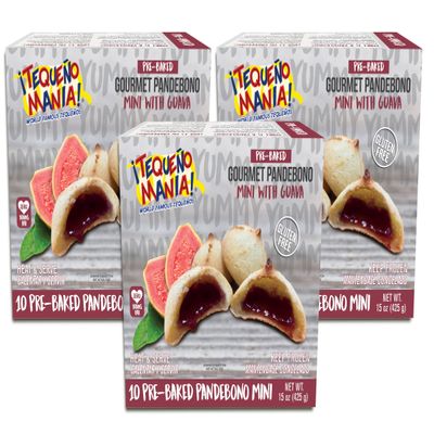 Gourmet Pandebono mini with guava pre-baked-30ct