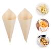 EXAOMBLE 150pcs Compact Charcuterie Cones Multi-function Dessert Cups for Ice Appetizers and Snacks Made from for Parties and Events view 4