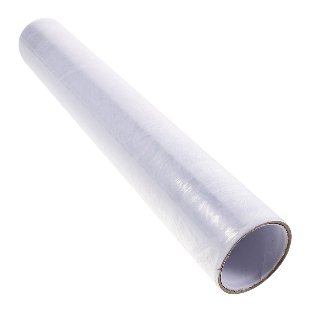 1roll Disposable Cling Film with Slide Cutter Pe Food Save Wrap for Fruits and Vegetables Easy to Use and Cut for Home and Commercial Use Style