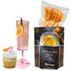 Dried Half Orange Slices Preserved Peel | 40 Slices | Dehydrated Fruits for Cocktail Garnish & More | Premium Quality | No Preservatives | Healthy | Dried Orange wheels - Drinks Essentials view 1