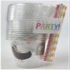 Chicken Farm Party Cups with Lids and Straws, 12 oz, Set of 12, Farmyard Theme Decorative Disposable Cups view 4