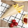 1set Wooden Egg Roll Container Charcuterie Dessert Supplies Ice Cream Cones Small Tasting Cones Multi-function Food Cones Cupcake Ice Cream Accessory Cone for Food Dessert 150pcs view 4
