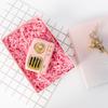 Crinkle Cut Paper Shred Filler Recyclable Gift Wrap Confetti Raffia Grass Shred Paper for Easter Baskets Filler Creative Eggs Decor50g) (Pink) view 2